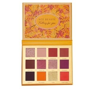 Ace Beaute Eyeshadow Pallet Warm Matte Shimmer Falling For You
